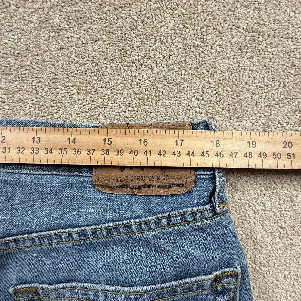 Authentics Levi Strauss Straight Leg Mens Jeans‎ 36x30 Blue Denim